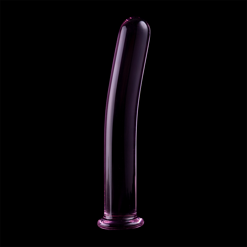 NEBULA SERIES BY IBIZA - MODELO 9 DILDO VIDRO BOROSILICADO TRANSPARENTE 15.5 CM -O- 2.5 CM