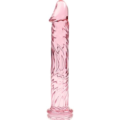 NEBULA SERIES BY IBIZA - MODELO 12 DILDO VIDRO BOROSILICADO TRANSPARENTE 17 CM -O- 3.5 CM