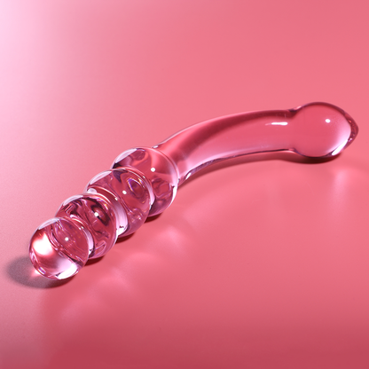 NEBULA SERIES BY IBIZA - MODELO 14 DILDO VIDRO BOROSILICADO TRANSPARENTE 18.5 CM -O- 3 CM