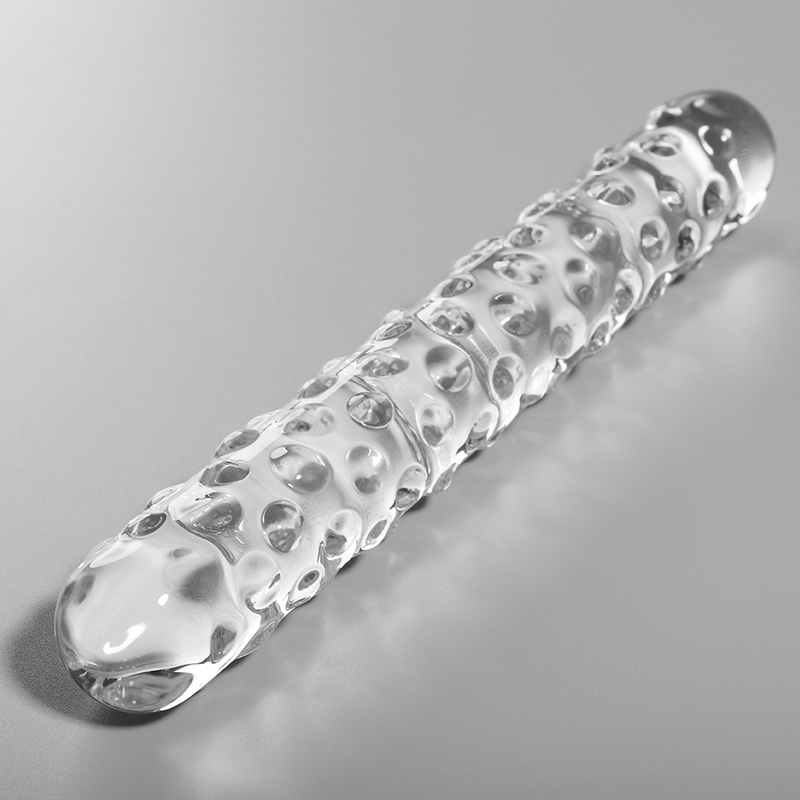 NEBULA SERIES BY IBIZA - MODELO 15 DILDO VIDRO BOROSILICADO TRANSPARENTE 18.5 CM -O- 3 CM