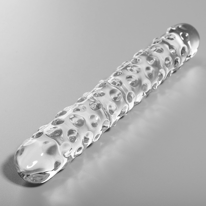 NEBULA SERIES BY IBIZA - MODELO 15 DILDO VIDRO BOROSILICADO TRANSPARENTE 18.5 CM -O- 3 CM