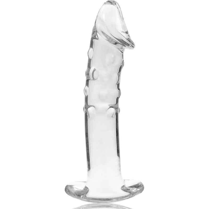 NEBULA SERIES BY IBIZA - MODELO 19 DILDO VIDRO BOROSILICADO TRANSPARENTE 18.5 CM -O- 4 CM