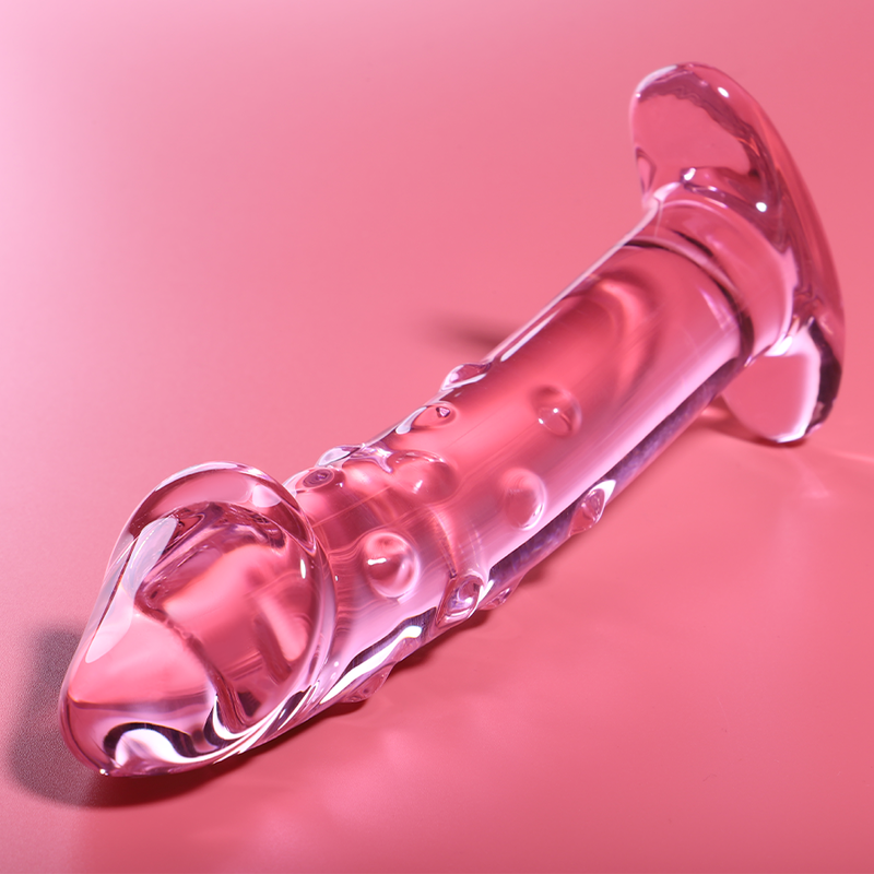 NEBULA SERIES BY IBIZA - MODELO 19 DILDO VIDRO BOROSILICADO TRANSPARENTE 18.5 CM -O- 4 CM