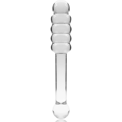 NEBULA SERIES BY IBIZA - MODELO 20 DILDO VIDRO BOROSILICADO TRANSPARENTE 20.5 CM -O- 3 CM