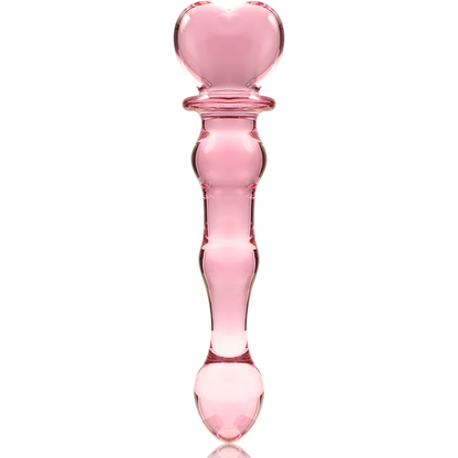 NEBULA SERIES BY IBIZA - MODELO 21 DILDO VIDRO BOROSILICADO TRANSPARENTE 20.5 CM -O- 3.5 CM