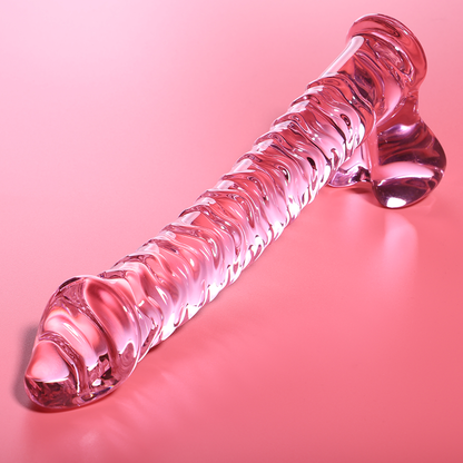 NEBULA SERIES BY IBIZA - MODELO 23 DILDO VIDRO BOROSILICADO TRANSPARENTE 21.5 CM -O- 4 CM