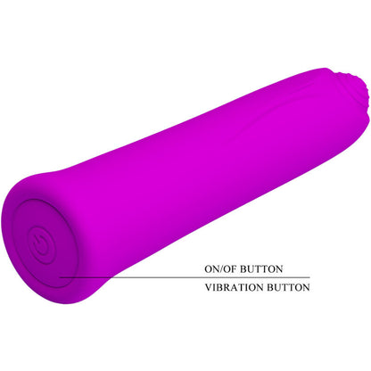 PRETTY LOVE - VIBRADOR CURTIS MINI SUPER POWER 12 VIBRAÕES DE SILICONE ROSA