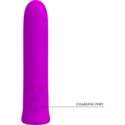 PRETTY LOVE - VIBRADOR CURTIS MINI SUPER POWER 12 VIBRAÕES DE SILICONE VIOLETA