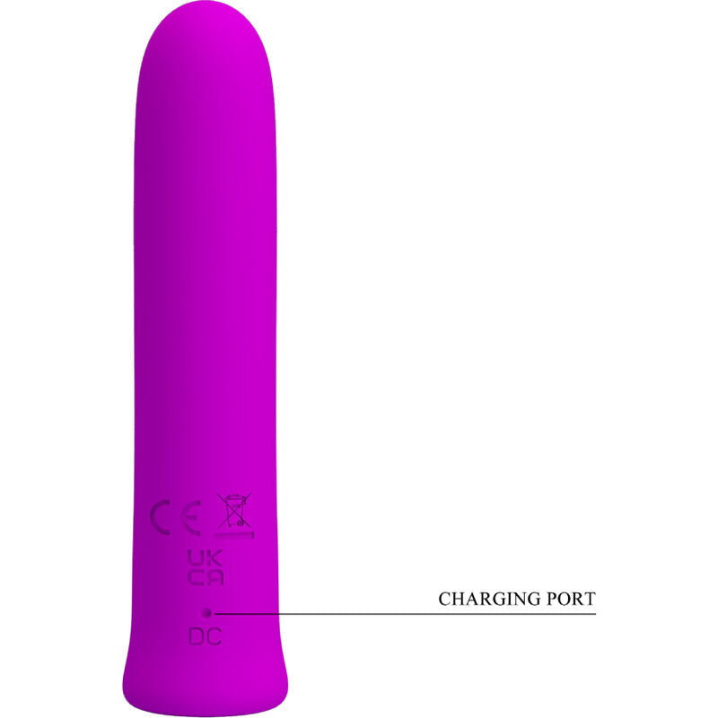 PRETTY LOVE - VIBRADOR CURTIS MINI SUPER POWER 12 VIBRAÕES DE SILICONE ROSA