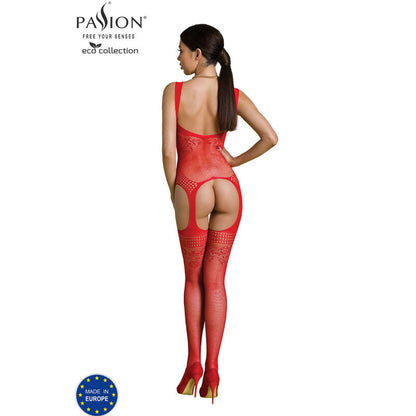 PASSION - COLEO ECO BODYSTOCKING ECO BS008 PRETO