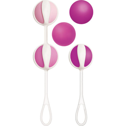 G-VIBE - CONJUNTO 5 BOLAS DE GEIXA3 ROSA