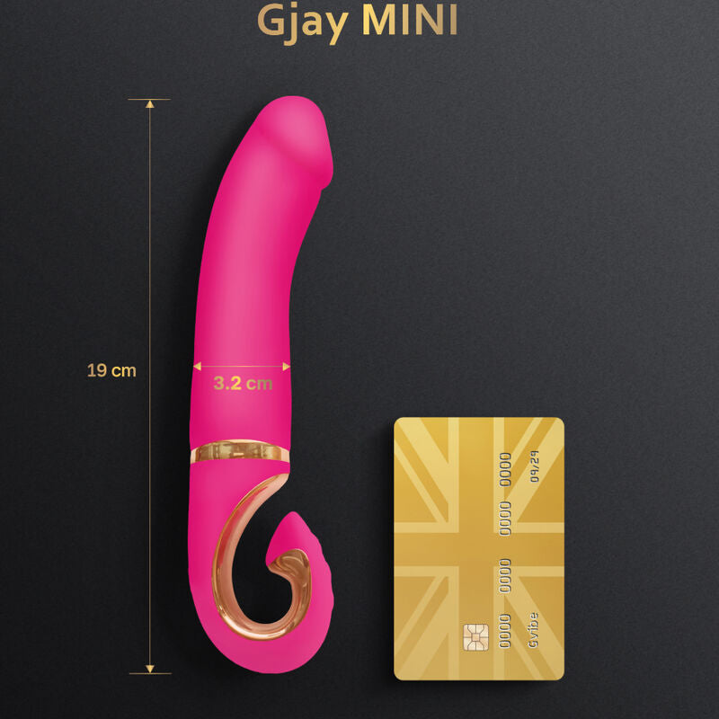 G-VIBE - VIBRADOR DE SILICONE GJAY MINI ROSA