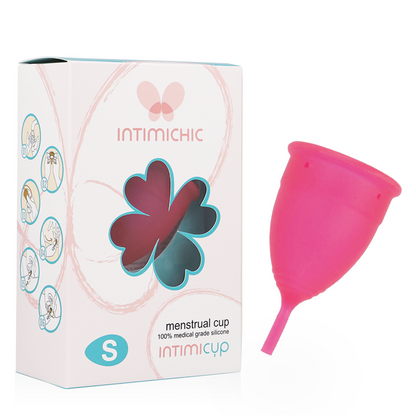 INTIMICHIC - COPO MENSTRUAL GRAU MÉDICO SILICONE TAMANHO S