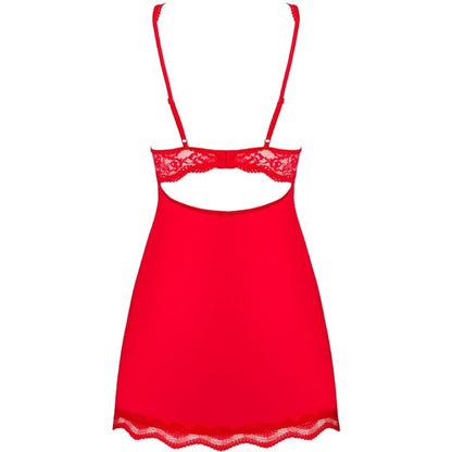 OBSESSIVE - LUVAE BABYDOLL & TANGA VERMELHO S/M