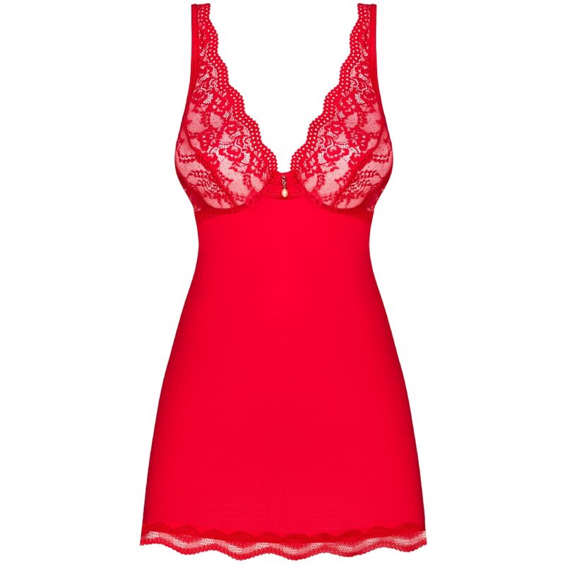 OBSESSIVE - LUVAE BABYDOLL & TANGA VERMELHO S/M