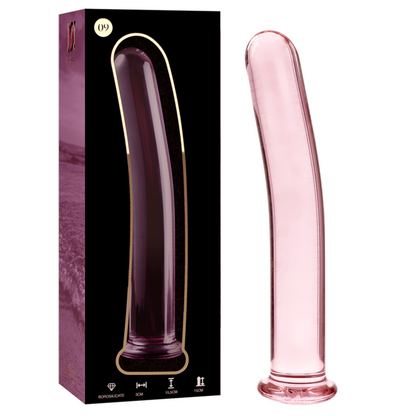 NEBULA SERIES BY IBIZA - MODELO 9 DILDO VIDRO BOROSILICADO TRANSPARENTE 15.5 CM -O- 2.5 CM