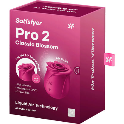 SATISFYER - AIR PULSE VIBRADOR PRO 2 CLASSIC BLOSSOM