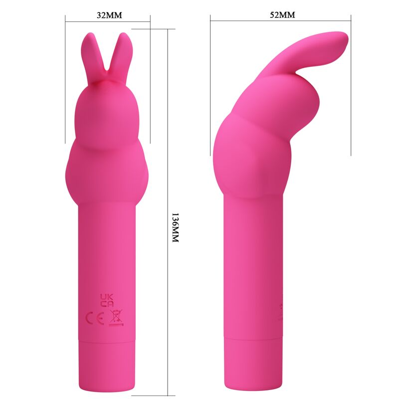 PRETTY LOVE - VIBRADOR DE SILICONE GERARDO FUSCHIA COELHO