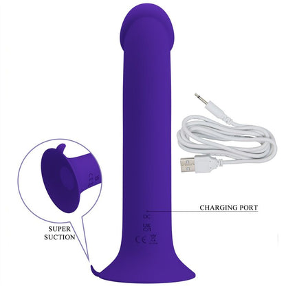 PRETTY LOVE - DILDO VIBRATÓRIO MURRAY YOUTH E VIOLETA RECARREGVEL