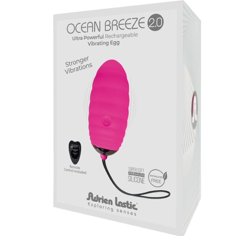 ADRIEN LASTIC - OCEAN BREEZE 2.0 OVO VIBRATÓRIO RECARREGÁVEL CONTROLO REMOTO