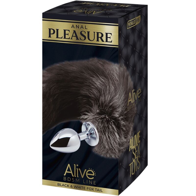 ALIVE - PLUG DE PRAZER ANAL METAL FOX TAIL