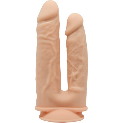 SILEXD - MODELO 1 VIBRADOR DE PÊNIS REALISTA DUPLA PENETRAÇÃO PREMIUM SILEXPAN SILICONE 17.5 / 19.5 CM