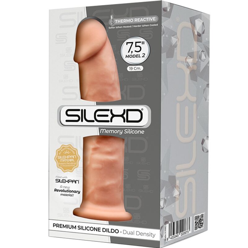 SILEXD - MODELO 2 PÊNIS REALÍSTICO PREMIUM SILEXPAN SILICONE 19 CM