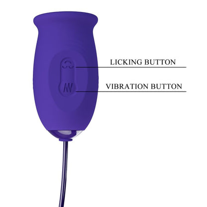 PRETTY LOVE - ESTIMULADOR VIBRADOR RECARREGVEL DAISY YOUTH VIOLET