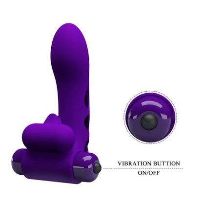 PRETTY LOVE - CAPA DE DEDO VIBRADOR ROXO ORLANDO