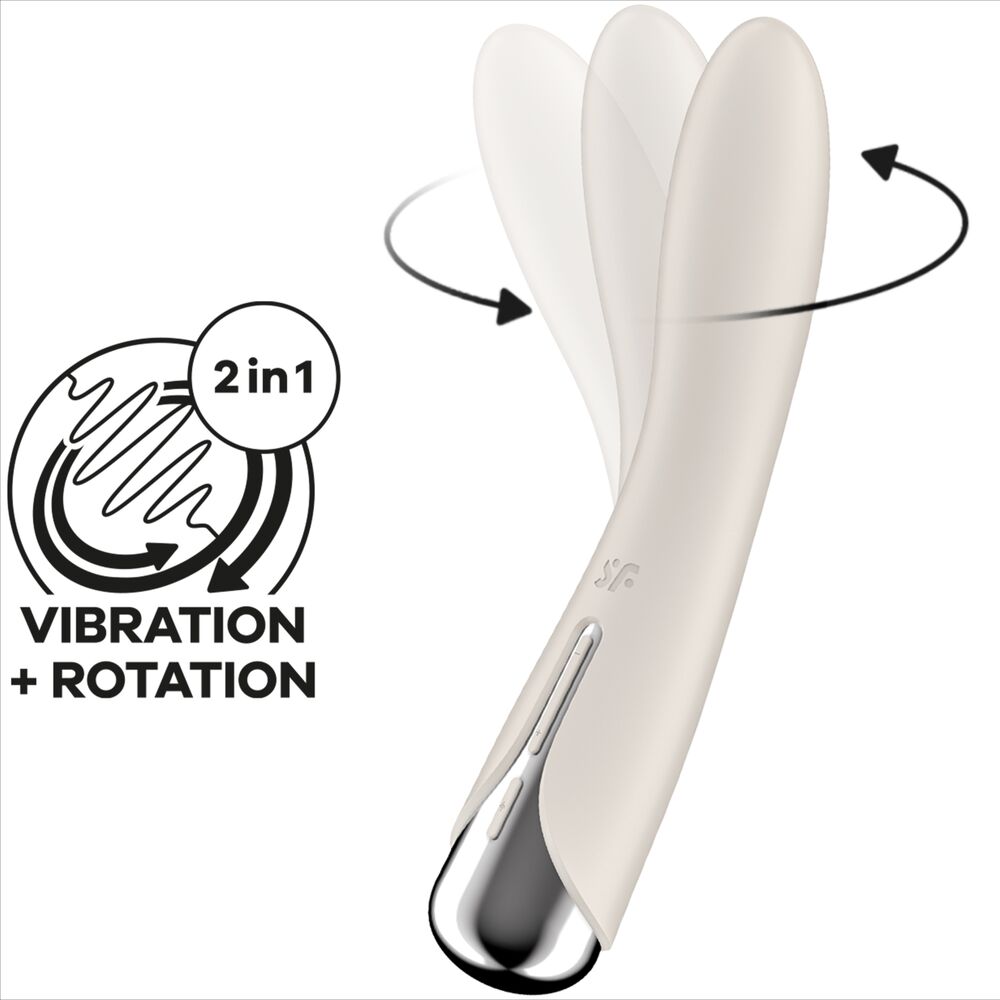 SATISFYER - SPINNING VIBE 1 G-SPOT ROTATOR VIBRADOR ROJO