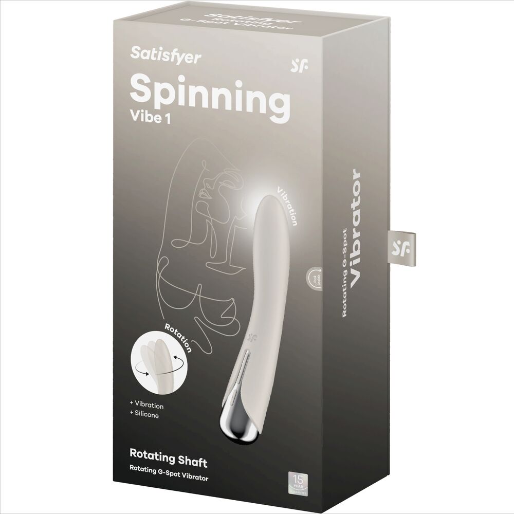 SATISFYER - SPINNING VIBE 1 G-SPOT ROTATOR VIBRADOR ROJO