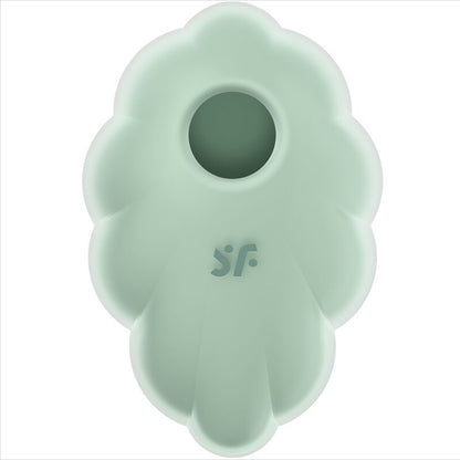 SATISFYER - VIBRADOR DE PULSO DE AR VERDE CLOUD DANCER