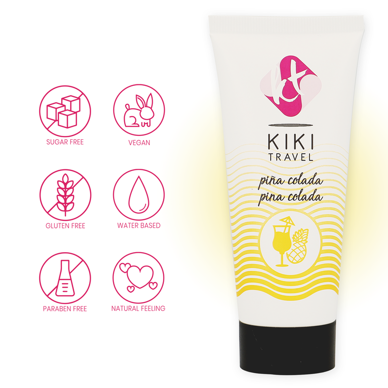 KIKÍ TRAVEL - PINA COLADA LUBRIFICANTE 50 ML