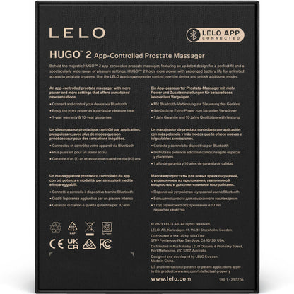 LELO - MASSAGADOR DE PRÓSTATA VERDE HUGO 2