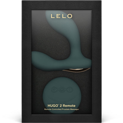 LELO - HUGO 2 VERDE MASSAGEADOR DE PRÓSTATA COM CONTROLE REMOTO