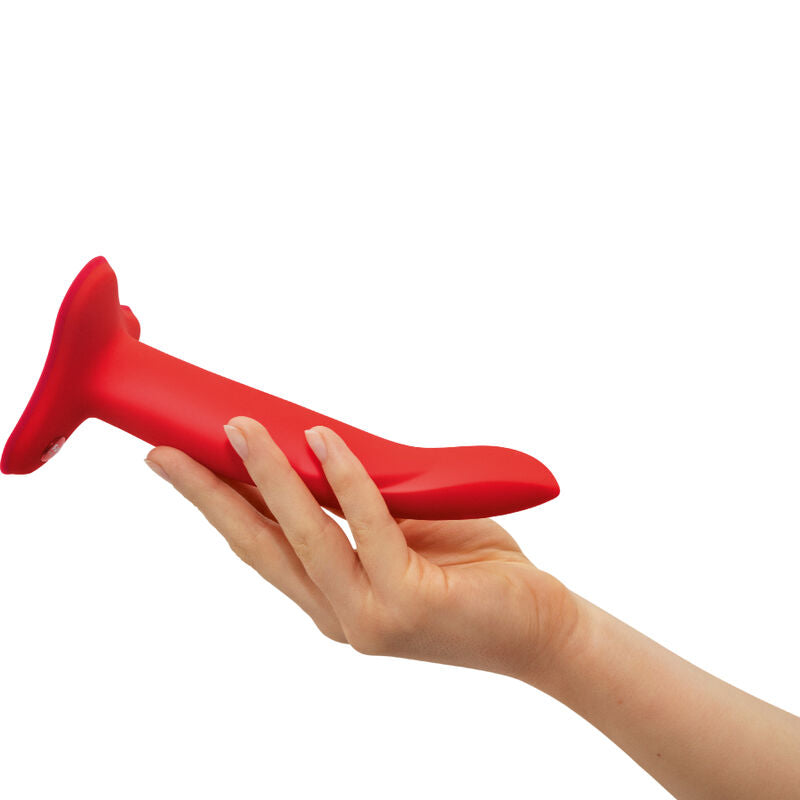 FUN FACTORY - LIMBA DILDO FLEXÍVEL VERMELHO TAMANHO M