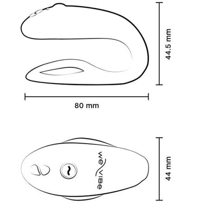 WE-VIBE - SYNC O VIBRADOR FLEXÍVEL CONTROLE REMOTO VERDE ESCURO