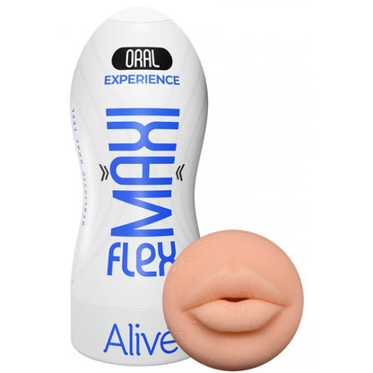 ALIVE - MAXI FLEX MASTURBADOR MASCULINO BOCA TAMANHO L