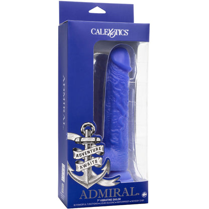 CALEXOTICS - ADMIRAL SAILOR REALISTIC DILDO VIBRADOR AZUL