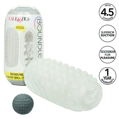 CALEXOTICS - BOUNDLESS REVERSÍVEL SQUISHY BALL STROKE AMARELO