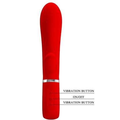 PRETTY LOVE - VIBRADOR MULTIFUNO G-SPOT THOMAS VERMELHO