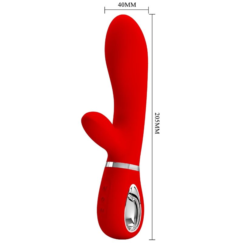 PRETTY LOVE - VIBRADOR MULTIFUNO G-SPOT THOMAS VERMELHO