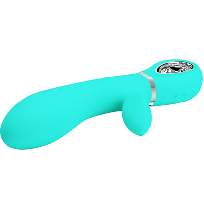 PRETTY LOVE - VIBRADOR MULTIFUNO G-SPOT THOMAS AQUA VERDE