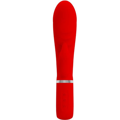 PRETTY LOVE - VIBRADOR PRESCOTT MULTIFUNO G-SPOT VERMELHO