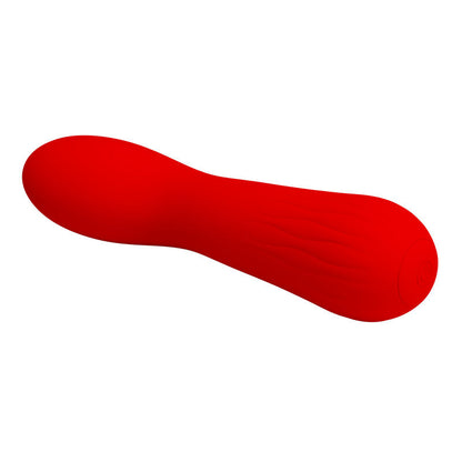 PRETTY LOVE - VIBRADOR RECARREGVEL FAUN VERMELHO