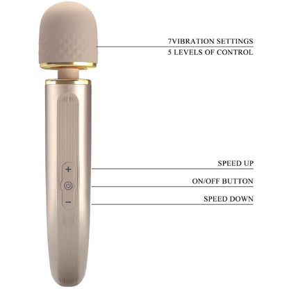 PRETTY LOVE - MASSAGER 7 MODOS DE VIBRAO CHAMPAGNE