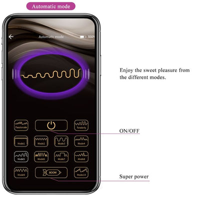 PRETTY LOVE - CATALINA VIBRADOR APP CONTROLE REMOTO ROXO