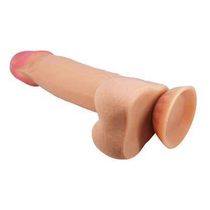 PRETTY LOVE - SÉRIE SLIDING SKIN DILDO REALÍSTICO COM VENTOSA DESLIZANTE PELE 21,8 CM