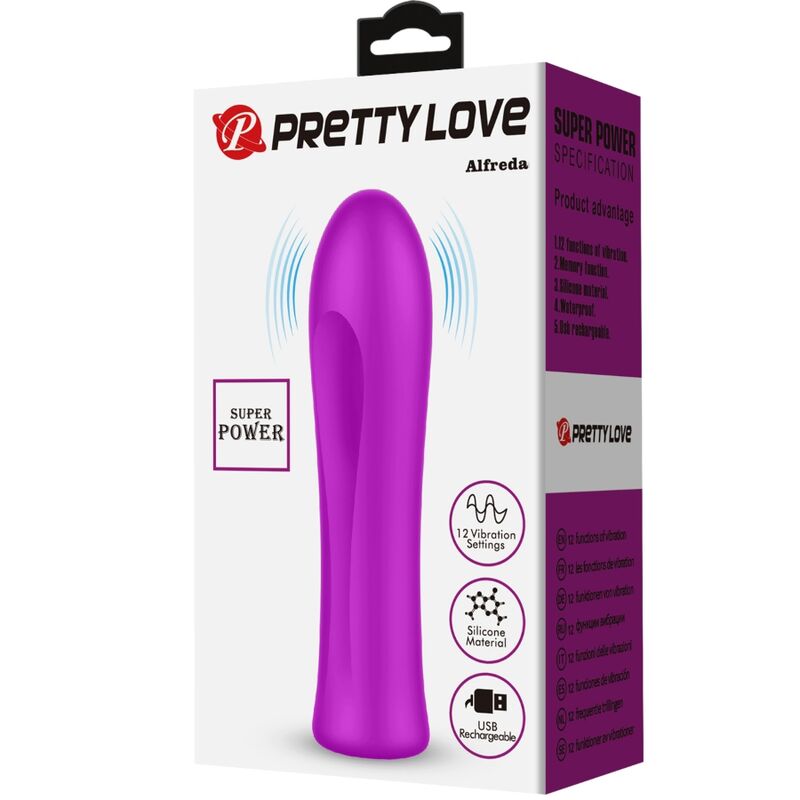 PRETTY LOVE - VIBRADOR ALFREDA SUPER POWER AQUA