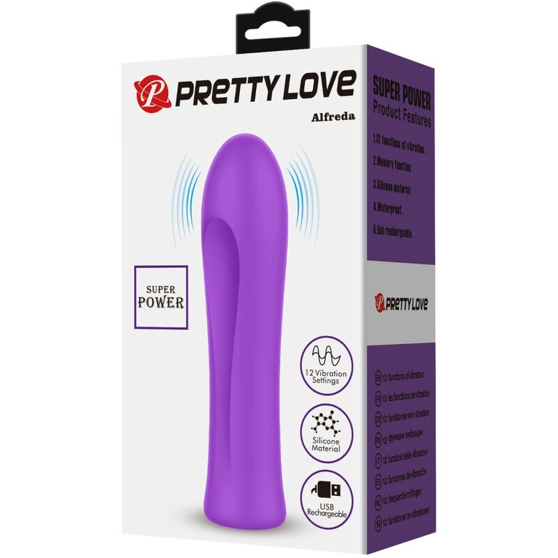 PRETTY LOVE - VIBRADOR ALFREDA SUPER POWER AQUA